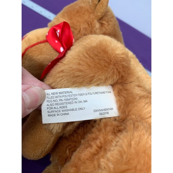 Hug and  Luv 2016 Valentine Ape Gorilla Red Bow Love Hearts Kiss Lips on Face 10 - Picture 10 of 11